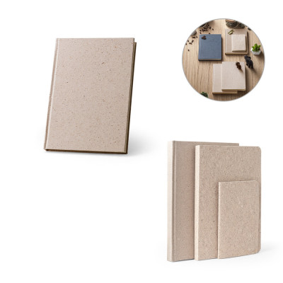 TEAPAD RIGID. A5 notepad with hard cover made from tea leafs waste (65)